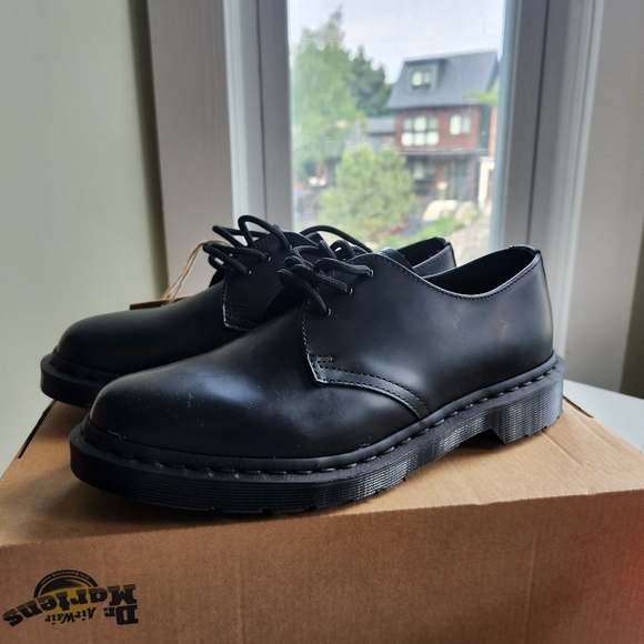 Dr. Martens 6/111461 MONO SMOOTH LEATHER OXFORD SHOES size 8 BNWB (no lid) - Picture 6 of 9
